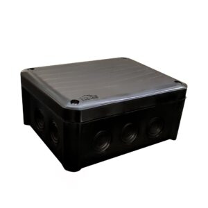 جعبه تقسیم روکار پلاستیکی سهند 20×15 رنگ مشکی